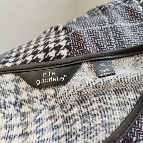 °Mlle Gabrielle Dress / Tweed Print / Size Medium - Picture 5 of 5